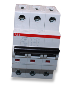 Circuit breaker S203M 3-pole C40A 10KA